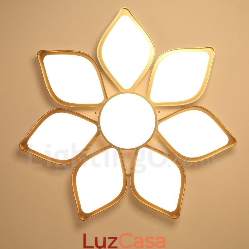 Luminária embutida de metal integrada contemporânea moderna com 8 luzes