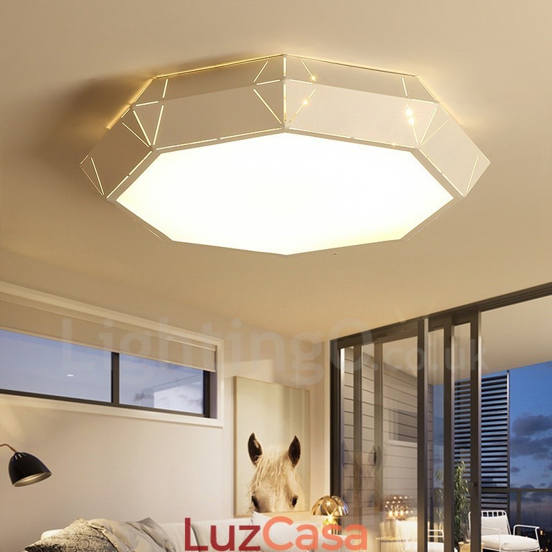 Luminária embutida de metal integrada contemporânea moderna