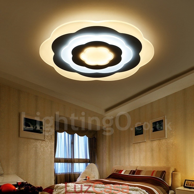 Luminária embutida de metal integrada contemporânea moderna