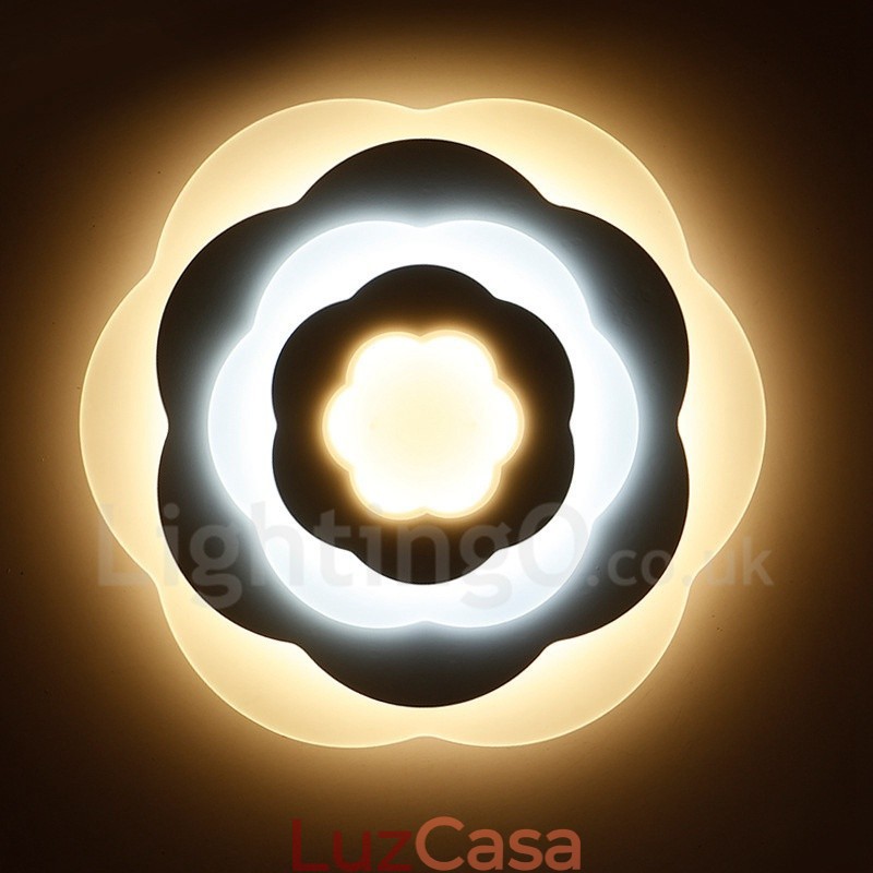 Luminária embutida de metal integrada contemporânea moderna