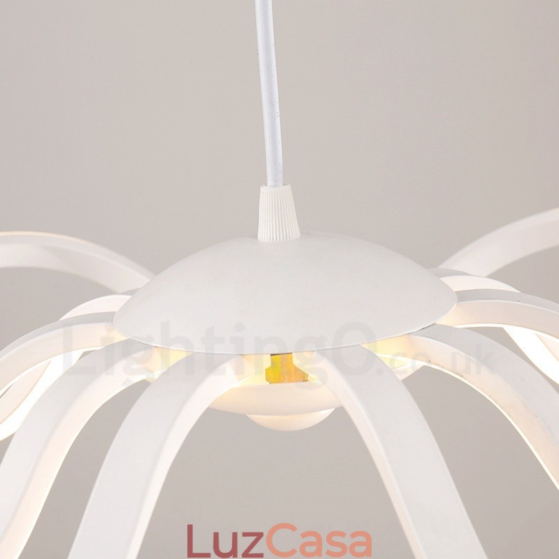 Luminária embutida de metal integrada contemporânea moderna
