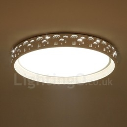 Luminária de embutir em metal integrada moderna e contemporânea