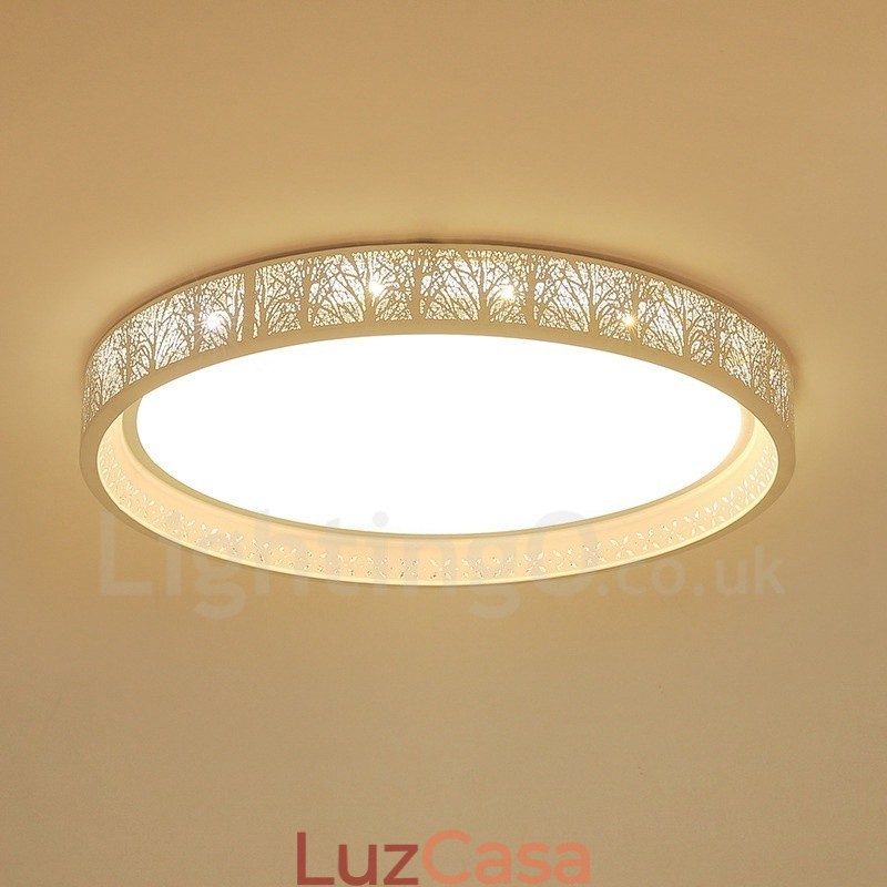 Luminária embutida de metal integrada contemporânea moderna