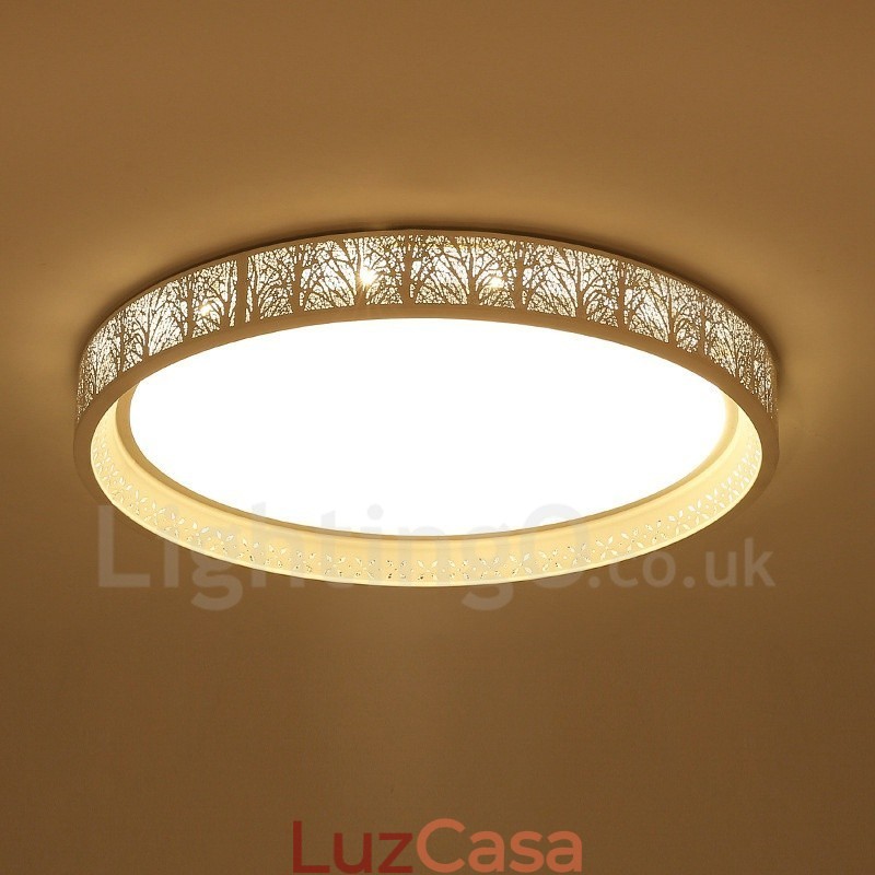 Luminária embutida de metal integrada contemporânea moderna