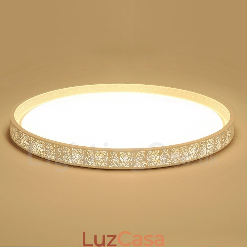 Luminária embutida de metal integrada contemporânea moderna