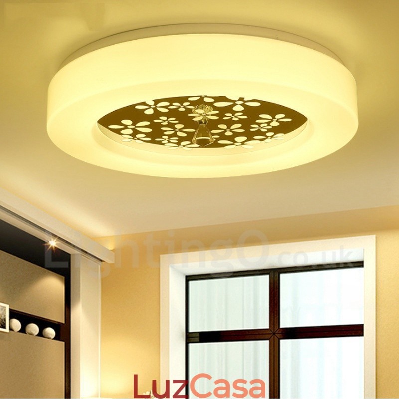 Luminária embutida de metal integrada contemporânea moderna