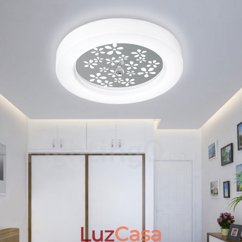 Luminária embutida de metal integrada contemporânea moderna