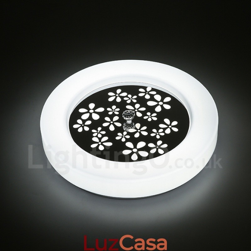 Luminária embutida de metal integrada contemporânea moderna