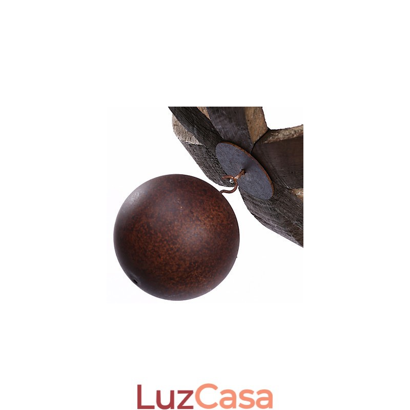 Vintage americano rústico pingente de madeira winerel lustre lâmpada sala de estar e lâmpada