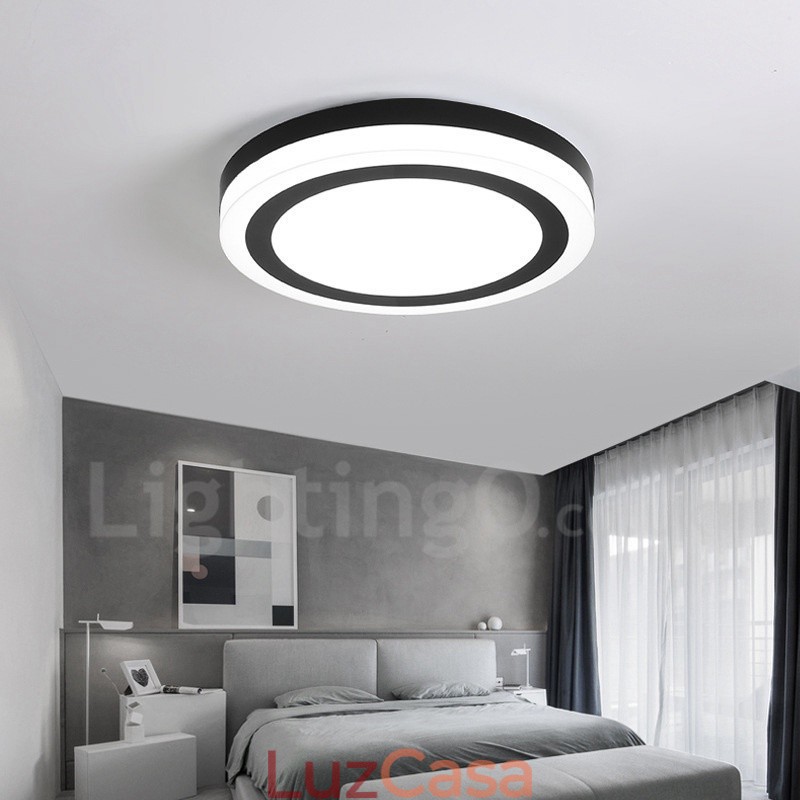 Luminária embutida integrada moderna e contemporânea