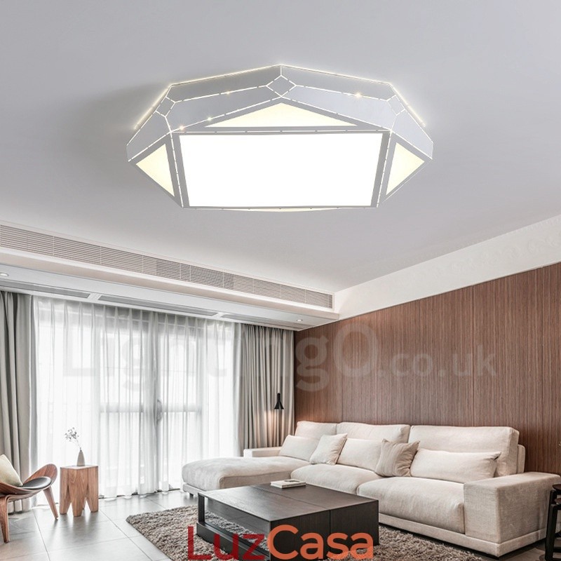 Luminária embutida de metal integrada contemporânea moderna