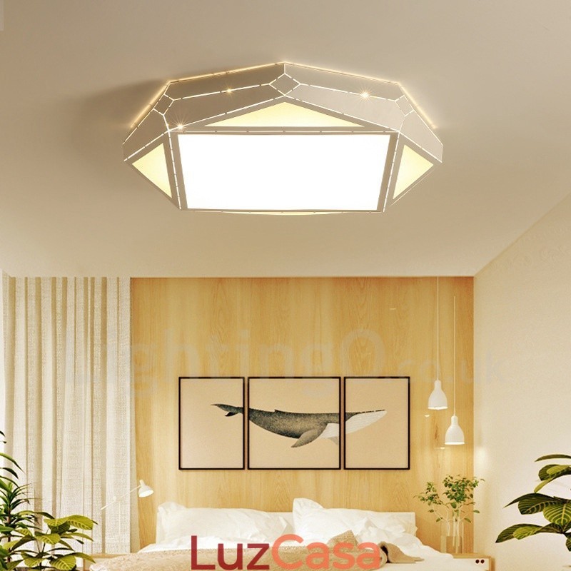 Luminária embutida de metal integrada contemporânea moderna
