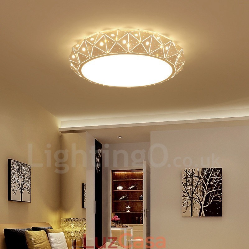 Luminária embutida de metal integrada contemporânea moderna