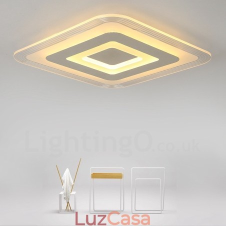 Luminária embutida de metal integrada contemporânea moderna Luminária embutida de metal integrada contemporânea moderna