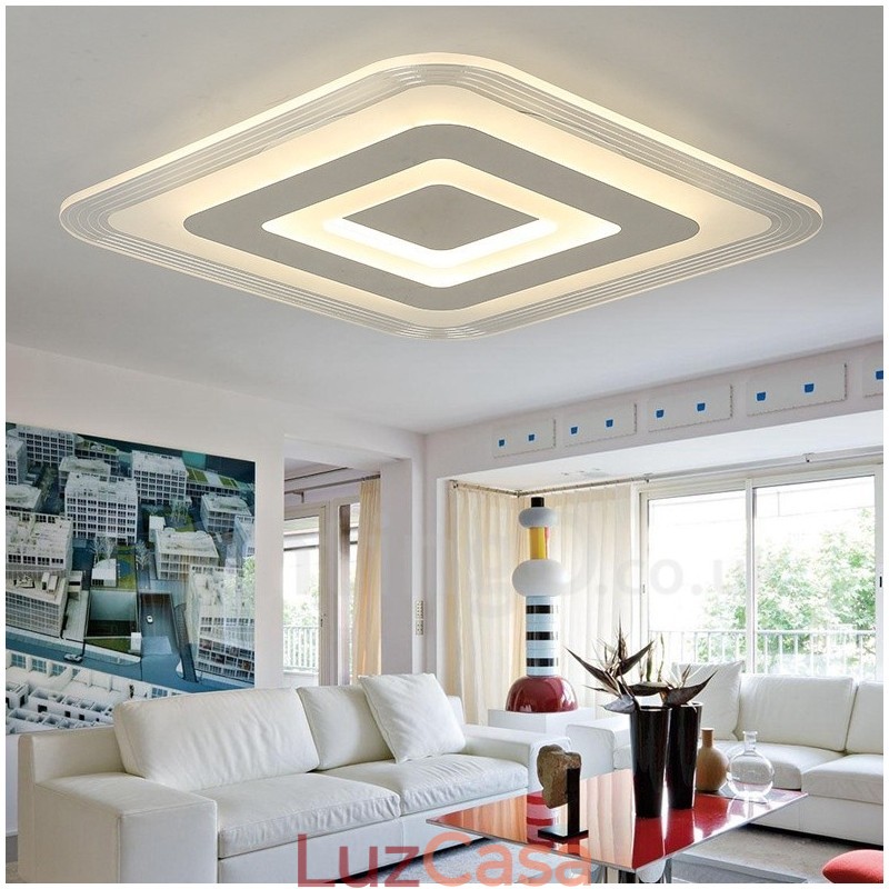 Luminária embutida de metal integrada contemporânea moderna