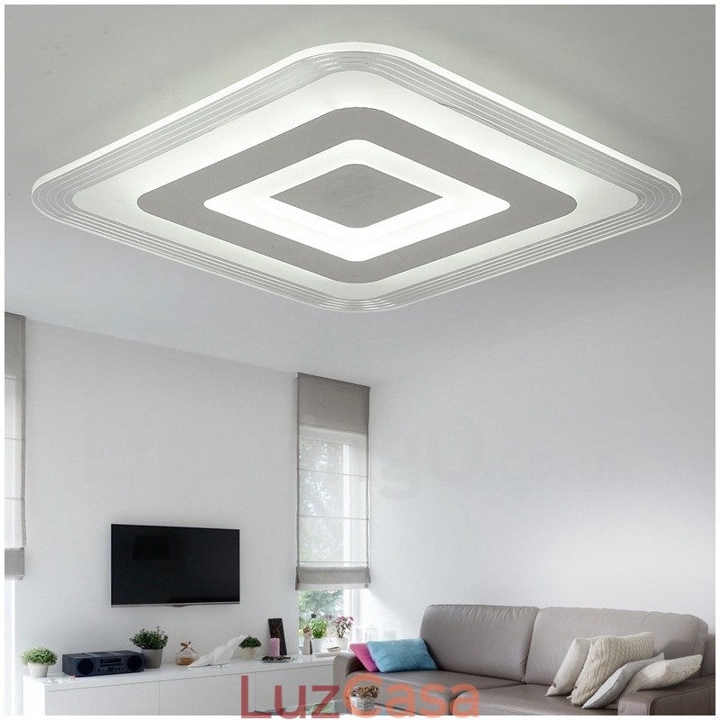 Luminária embutida de metal integrada contemporânea moderna