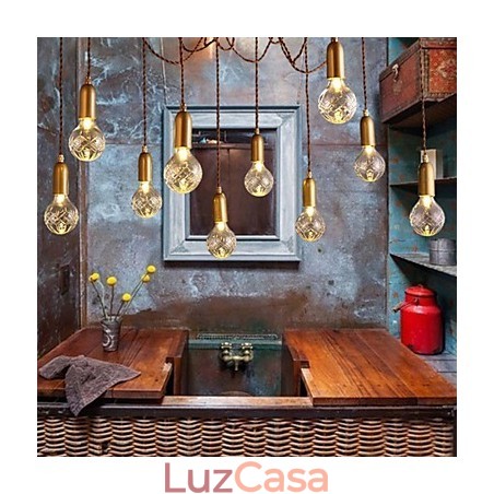 Lustre Mini Estilo Moderno Contemporâneo Metal