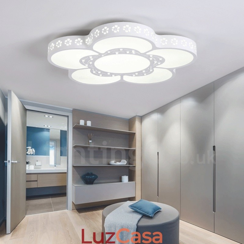 Luminária embutida de metal integrada contemporânea moderna