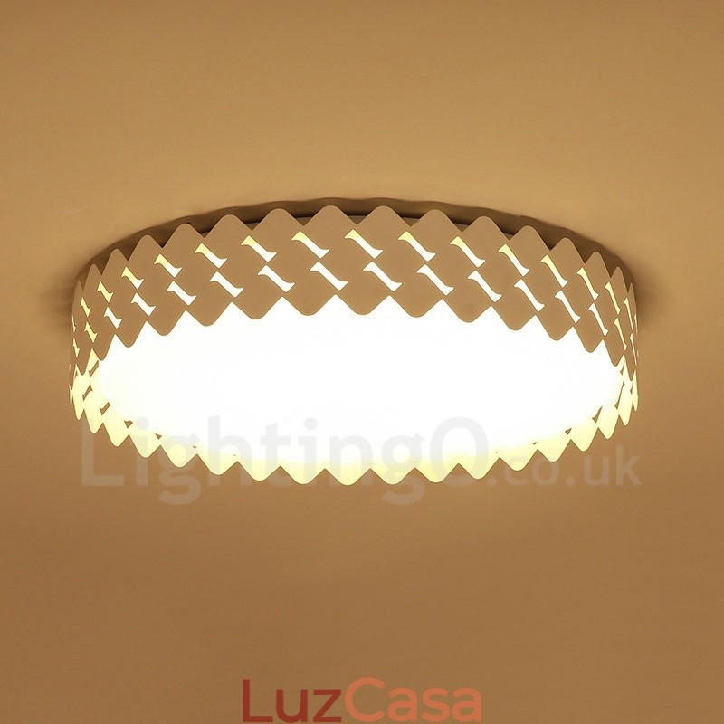 Luminária embutida de metal integrada contemporânea moderna