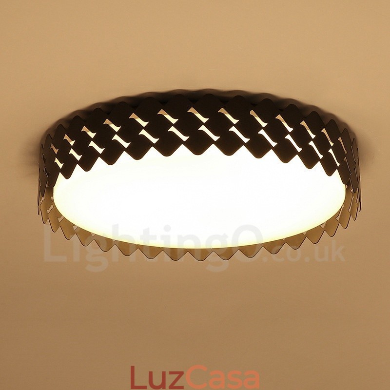 Luminária embutida de metal integrada contemporânea moderna