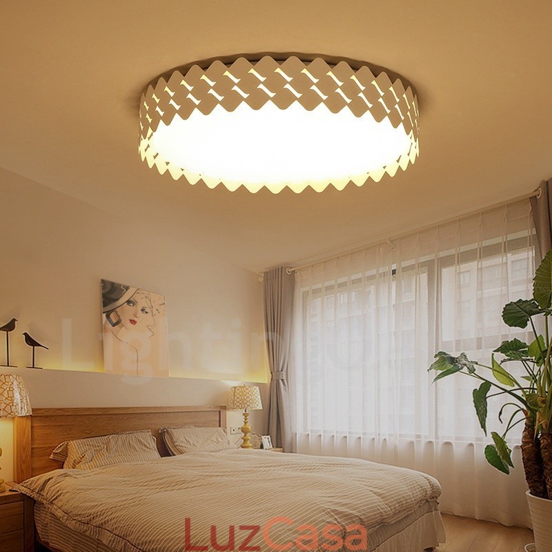 Luminária embutida de metal integrada contemporânea moderna