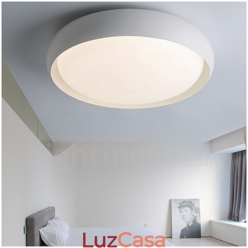 Luminária embutida de metal integrada contemporânea moderna