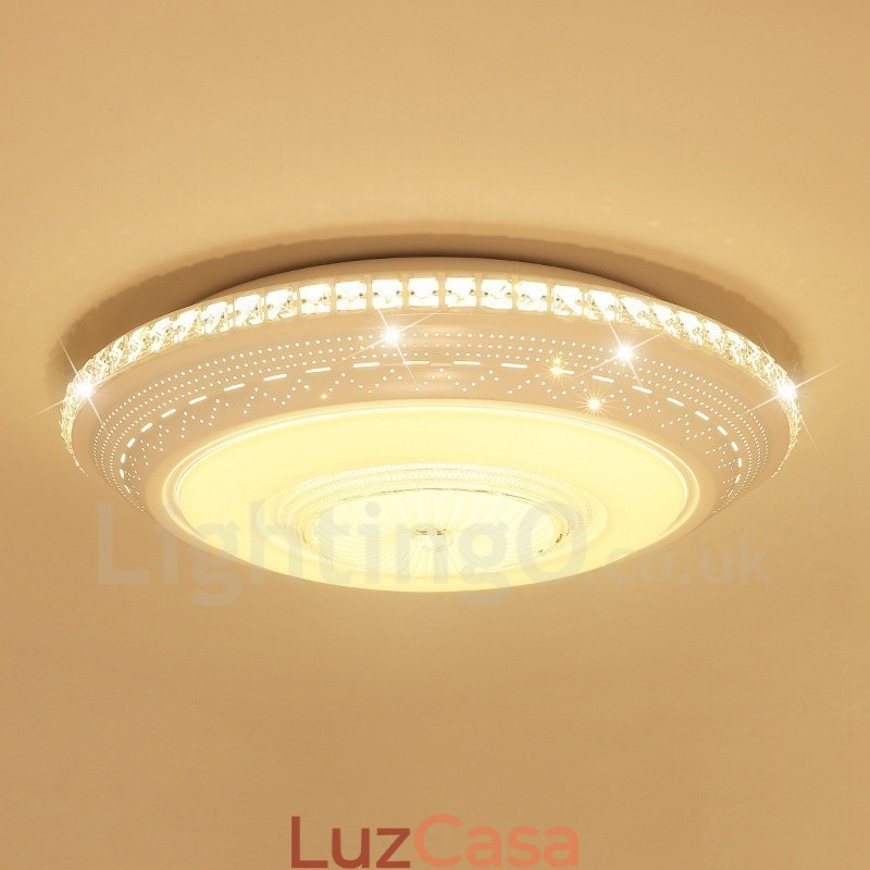 Luminária embutida de metal integrada contemporânea moderna