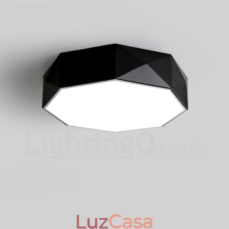 Luminária embutida de metal integrada contemporânea moderna
