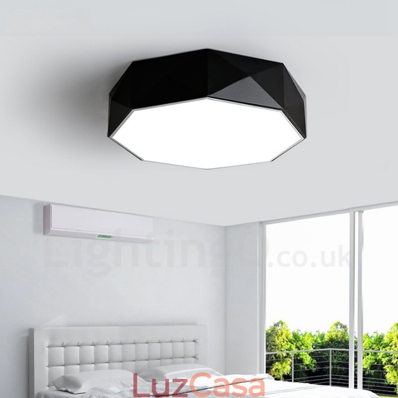 Luminária embutida de metal integrada contemporânea moderna