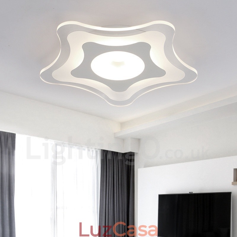 Luminária embutida de metal integrada contemporânea moderna