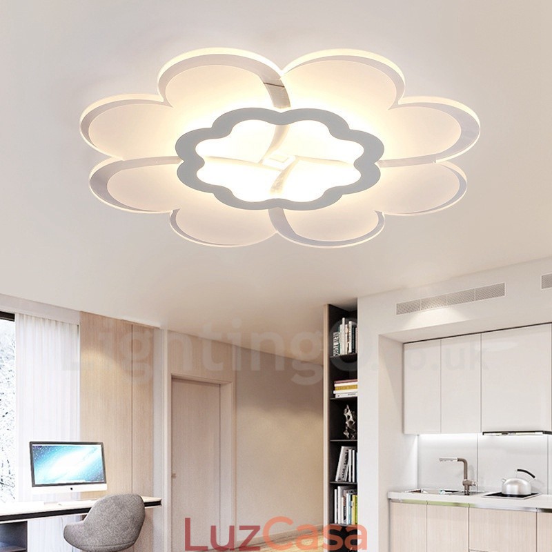 Luminária embutida de metal integrada contemporânea moderna