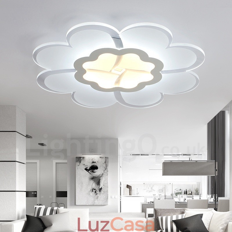 Luminária embutida de metal integrada contemporânea moderna