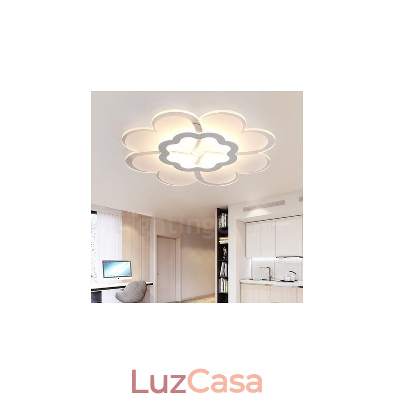 Luminária embutida de metal integrada contemporânea moderna
