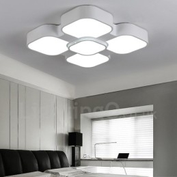 Luminária embutida de metal integrada contemporânea moderna