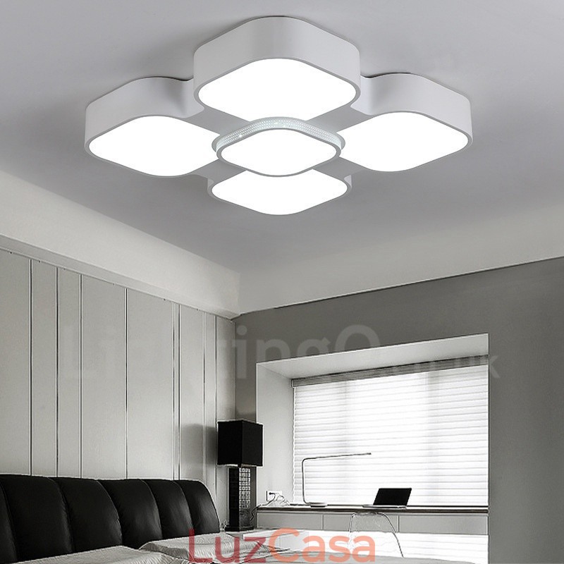 Luminária embutida de metal integrada contemporânea moderna