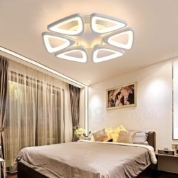 6 Luzes Modernas Contemporâneas Integradas de Montagem Embutida