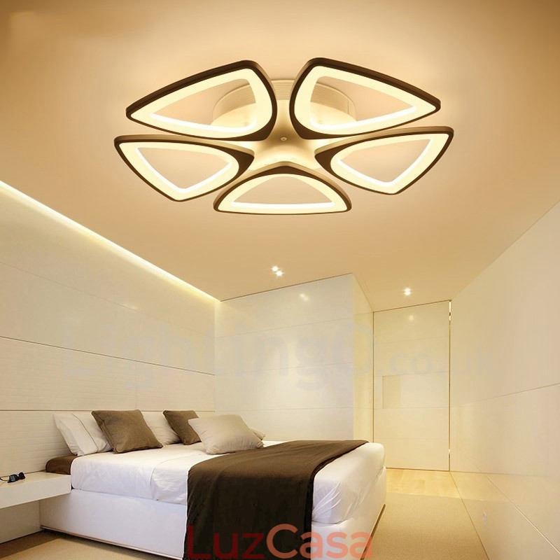 5 Luzes Modernas Contemporâneas Integradas de Montagem Embutida