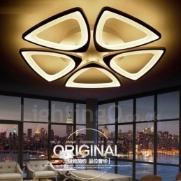 5 Luzes Modernas Contemporâneas Integradas de Montagem Embutida