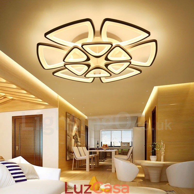 12 Luzes Modernas Contemporâneas Integradas de Montagem Embutida