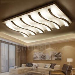 6 Luzes Modernas Contemporâneas Integradas de Montagem Embutida