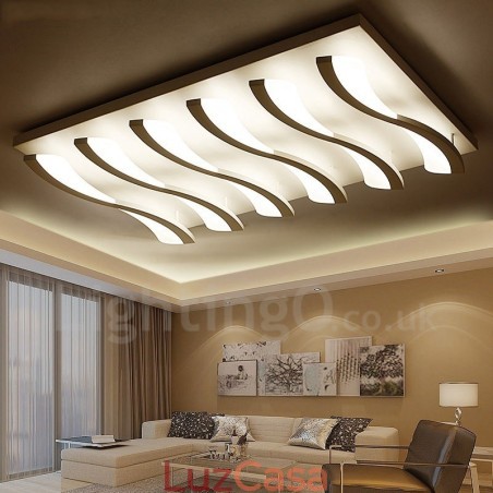 6 Luzes Modernas Contemporâneas Integradas de Montagem Embutida 6 Luzes Modernas Contemporâneas Integradas de Montagem Embutida