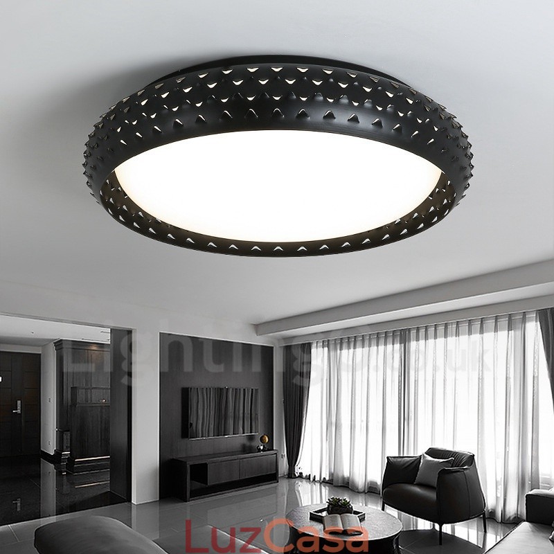 Luminária embutida de metal integrada contemporânea moderna