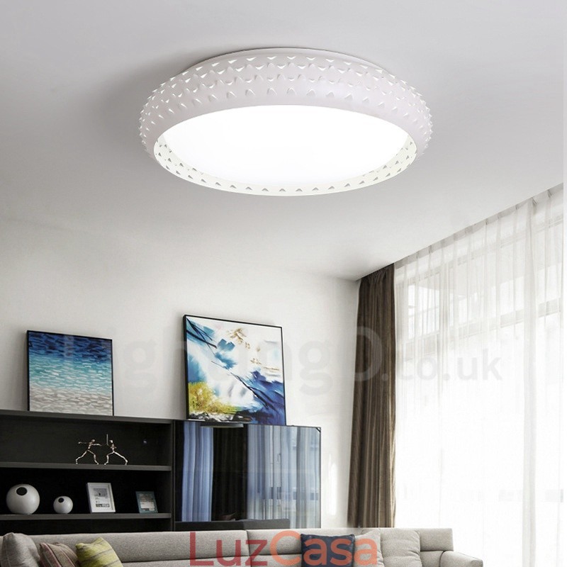Luminária embutida de metal integrada contemporânea moderna
