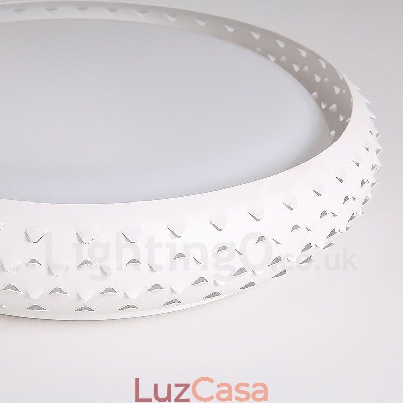 Luminária embutida de metal integrada contemporânea moderna