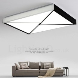 Luminária embutida de metal integrada contemporânea moderna