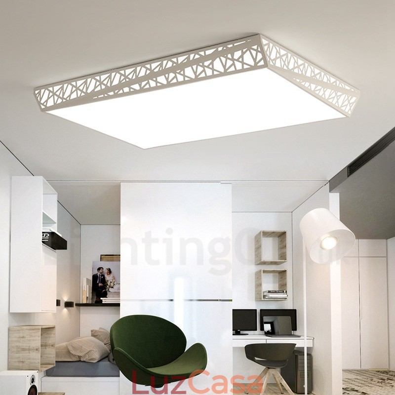 Luminária embutida de metal integrada contemporânea moderna