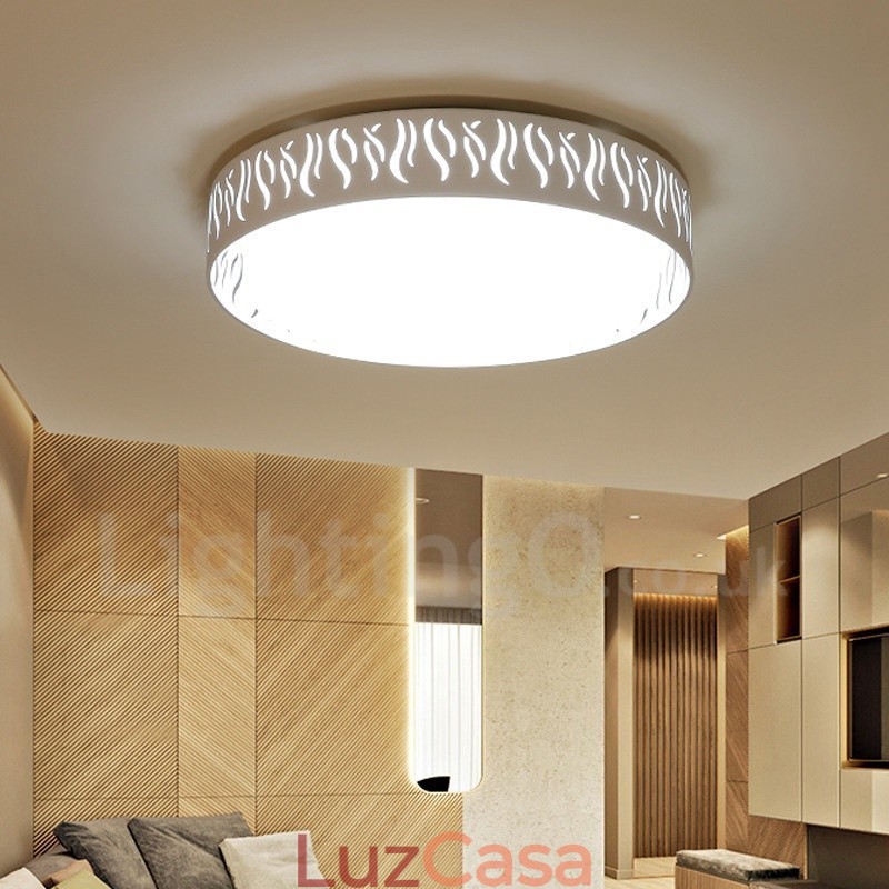 Luminária embutida de metal integrada contemporânea moderna
