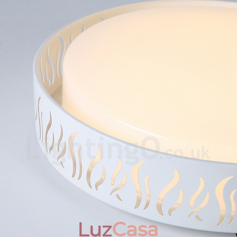 Luminária embutida de metal integrada contemporânea moderna
