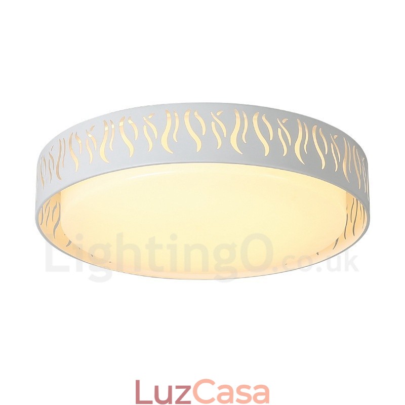 Luminária embutida de metal integrada contemporânea moderna