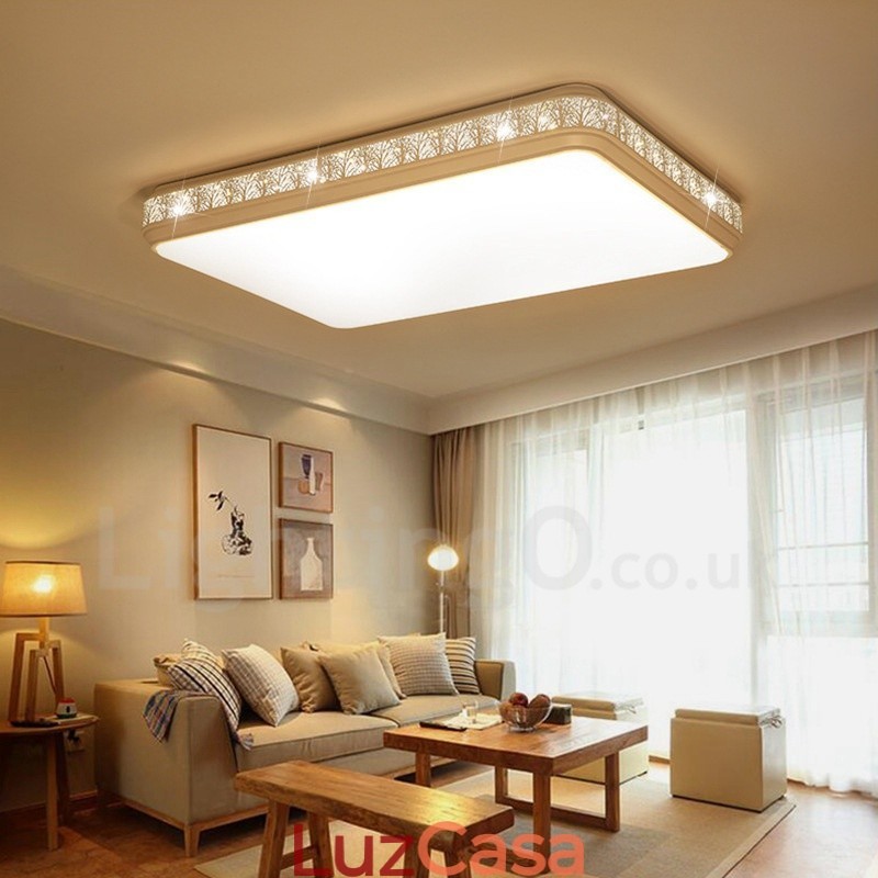 Luminária embutida de metal integrada contemporânea moderna